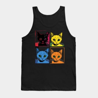 Cat LGBT Support Tank Top